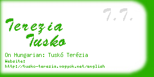 terezia tusko business card